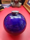 Annie Oakley Wax Sealed Feather Filled Cobalt Blue Glass Ball Target Shooting Ao