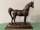 Huge Gladys Brown Edwards 2008 Champion Arabian Horse Bronze Sculpture Trophy