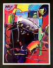 Peter Max   Beautiful   Pop Art  Signed Vintage Print    New White Frame