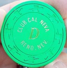 Vintage Club Cal Neva Hotel Casino Reno Nv Nevada Roulette Chip