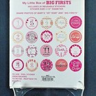 Gantz My Little Box Of Big First Milestone Stickers Baby Girl Photo Picture New