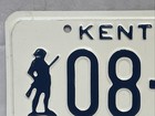 Kentucky National Guard License Plate   State Issued Military   4 88 Reg