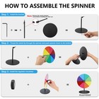 Airpark Prize Wheel Dry Erase 8 Inch Spinning Wheel For Prizes All Metal Tableto