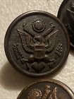 Ww1 Us Army Lot Of 7 Buttons