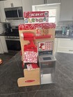 Melissa   Doug Scan It Shop Mart Play Set 28pcs Wood Red Battery Powered