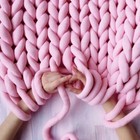 Bulky Chunky Wool Yarn Super Soft Arm Knitting Roving Crochet Blanket Craft Diy