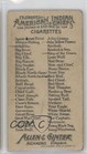 1888 Allen   Ginter Celebrated American Indian Chiefs Tobacco N2 Clam Fish 6l3