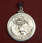 Hobo Nickel Unicorn Pendent Made From A Real 90  Silver Us Quarter