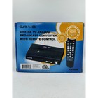 Craig Cvd506 Analog To Digital Tv Broadcast Converter Box W  Remote Control