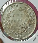  bb13 east India Company 1840 Victoria Queen Silver Rupee Young Head 28 Berry s 