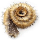Faux Fur Ribbon Trim  Fabric Roll Ribbon For Diy Craft Brown