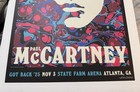 Paul Mccartney Official Vip Atlanta  Ga  11 3 2025 Concert Poster Print Numbered