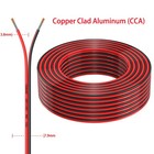 12 Gauge 2-conductor 50ft Red black Electrical Wire  Flexible Low Voltage Cable