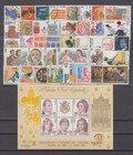 Spain - Espa  a -complete Year Sets 1983 To 1989 With All The Stamps 7 Year Sets