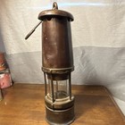 Antique Wolf Safety Miner s Lantern     W m  Morris Sheffield