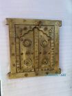 Old Window  Wooden Handmade Window With Brass Work Wall Art Decor Vintage Window