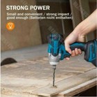 Brushless Impact Wrench 1 2  Cordless Drill Driver Tool 520nm For Makita Battery