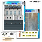 Innovative Hobby  4 Stall Pit Garage  1 64 Ho Slot Car Scale Photo Building Kit