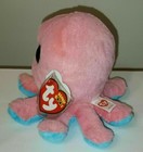 Ty Beanie Boos - Sheldon The Pink Octopus  6 Inch  New Mwmts Stuffed Animal Toy