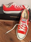 Rare New Converse Chuck Taylor All Star Low Classic Orange Cherry Tomato M 7 W 9