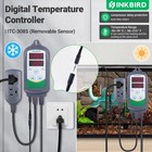 Temperature Controller Thermostat Heat Cool 308s Removable Probe Sensor Reptile