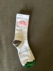 Pro Cycling Socks White Pink Maap One Size Calf Socks Unisex