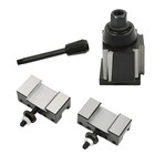 3 Piece Oxa 250-000 Wedge Type Quick Change Tool Post Set For Lathe Up To 8 