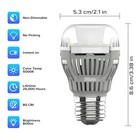 4 Pack Energy Saving Led Light Bulbs 8w 100w Equiv  800lm A15 5000k Daylight 