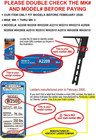 55-1 Attic Ladder Spreader Hinge Arms Compatible With 2006 And Older Werner Mode