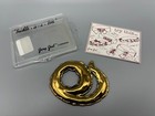  buckle In A Box  By Gary Gail   Gold Tone Metal In Original Box   Vintage  