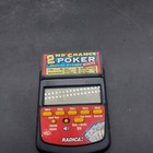 Vintage Lot Of 4 Handheld Video Poker blackjack Electronic Games