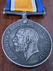 Original Wwi  British War Medal In Silver   Named
