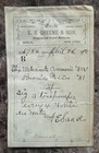 Two Antique 1890 Prescriptions   Mcmunn s Elixir  opium    Bromide