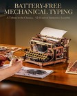Rokr Vintage Typewriter Model Kit To Build 3d Wooden Puzzles For Adults Gifts