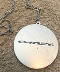 New Oakley Necklace Ryan Sheckler Medallion Necklace Rare Oakley History Plastic