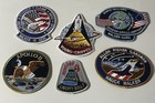 Lot Of 6  Vintage Nasa Patches Mercury 4   Discovery   Columbia   Apollo 11