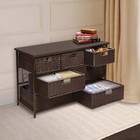 7-basket Storage Unit Freestanding Steel W  Carrying Handles Entryways Foyers Us
