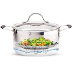 Vegetable Steamer Basket For Cooking Food  Stainless Steel Veggie Steam Basket
