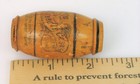Vintage Sewing Needle Case Wood Barrel Germany Patented Needles Painted Nice