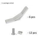 6 Pcs 10 Series 120 Degree Angle Bracket For 1010 Aluminum Extrusion Corner
