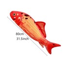 Giant Realistic Fish Plush Pillow - Soft Stuffed Animal Toy  Large Cushion Fo   