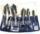 5 Pcs  Countersink Bit Set  1 4      3 4     82   Hss With Case Chicago Latrobe Trw