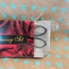 Mini Travel Sewing Kit Case W scissors Thread Buttons Pins Vintage Sealed In Box