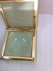 Vintage Alabaster Stone Floral Hinged Trinket Jewelry Box Made In Italy