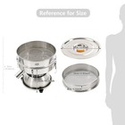Stainless Steel Electric Vibrating Flour Sifter  Sieve Shaker Vibrating Machine