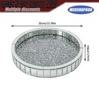 Mirror Perfume Tray For Dresser Vanity Round Trays Counter Jewelry Makeup Decor