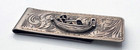 800 Silver Gondola Boat   Figure Design Money Clip p400
