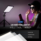 9  Led Video Light Panel  Dimmable Dslr Camera Soft Lighting With Mini Desk Trip