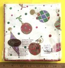 3 Rare Packs Of 20  60 Total  Caspari Holiday Balls 3-ply Napkins Germany Made