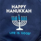 Life Is Good Hanukkah Dog Hoodie Size Xs Nwt Blue Jewish Gift Pet Puppy